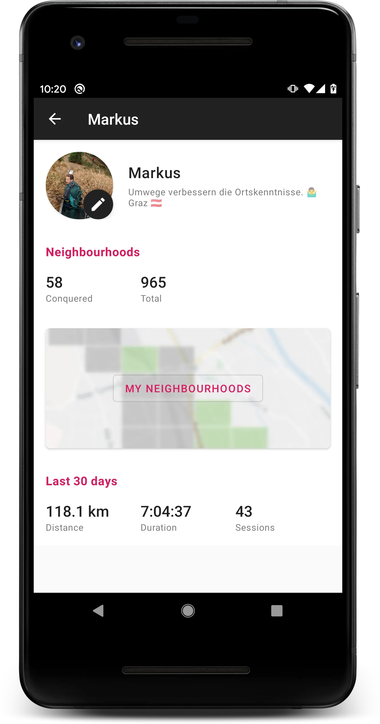 User profile