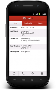 Seit eh und je gleich: eine tabellarische Auflistung der Einsatzdaten