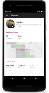 Bike Lane Hero User Profile