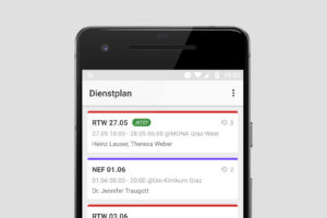 Dienstplan Rotes Kreuz Steiermark