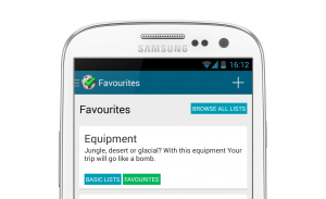 Packlisten gibt es jetzt auch auf englisch.
